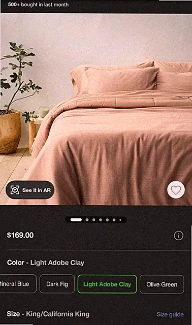 Casaluna Heavyweight Linen Blend Comforter Set King/Cal King Light Adobe Clay