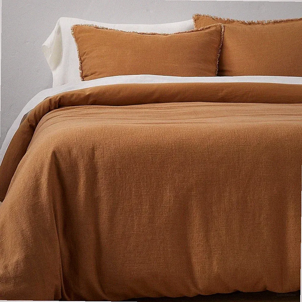 Heavyweight Linen Blend Duvet & Sham Set - Casaluna