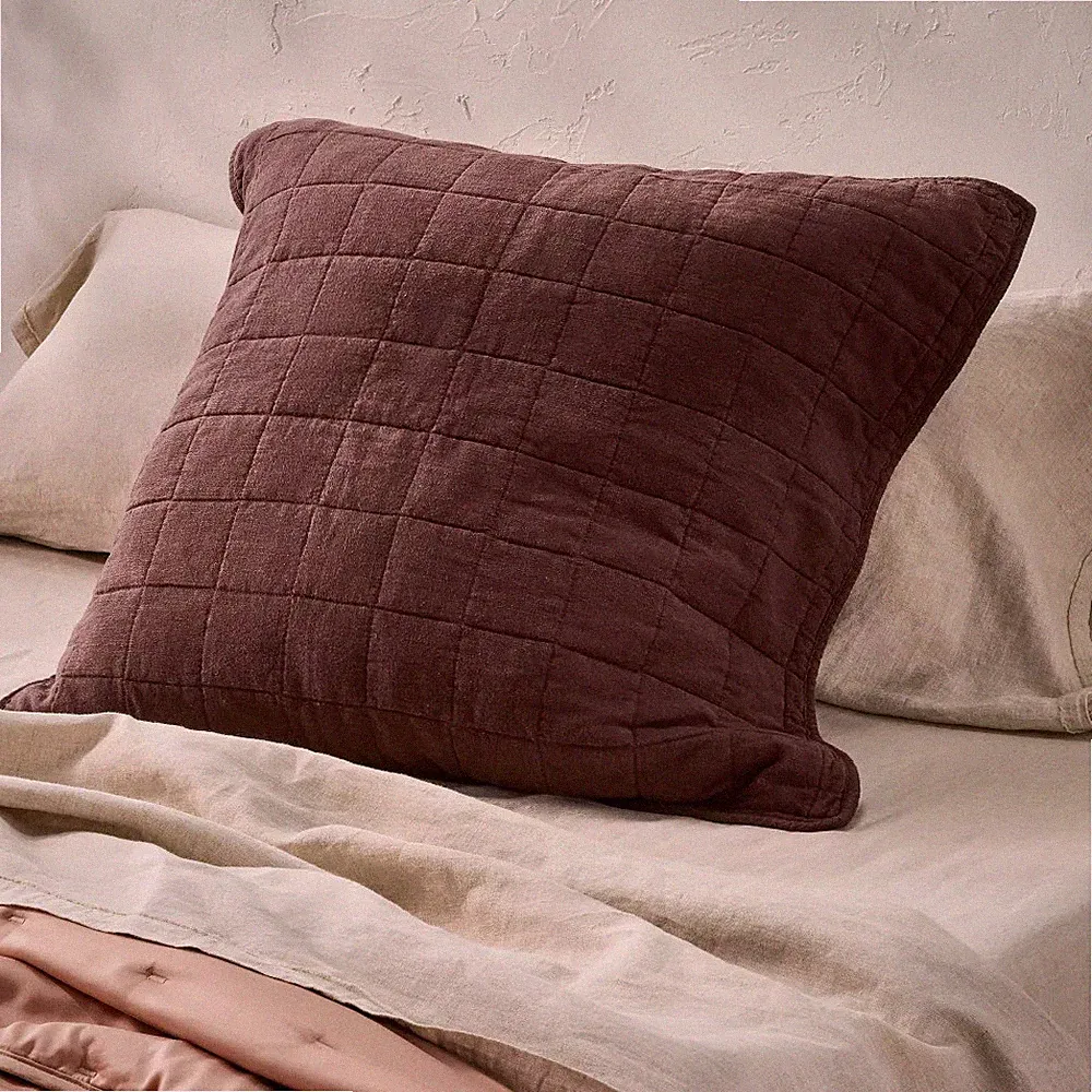 Heavyweight Linen Blend Quilt Sham - Casaluna