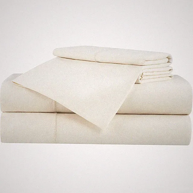 Linen and Eucalyptus Lyocell Sheet Set, Classic Linen Look, Moisture Wicking