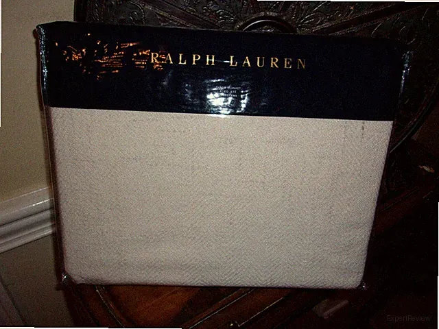 Ralph Lauren Oliva Ashington Cream Cotton Linen Decorative Throw Blanket $355